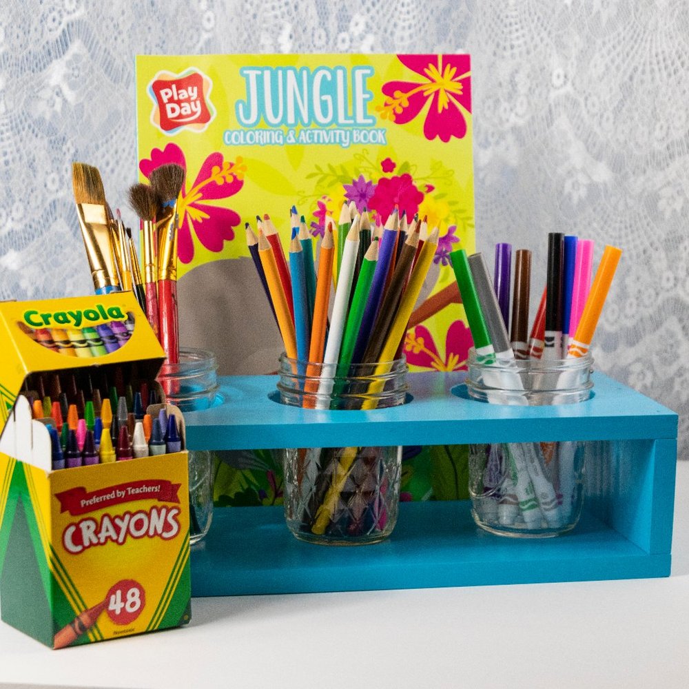 Handcrafted desktop organizer/back to school
